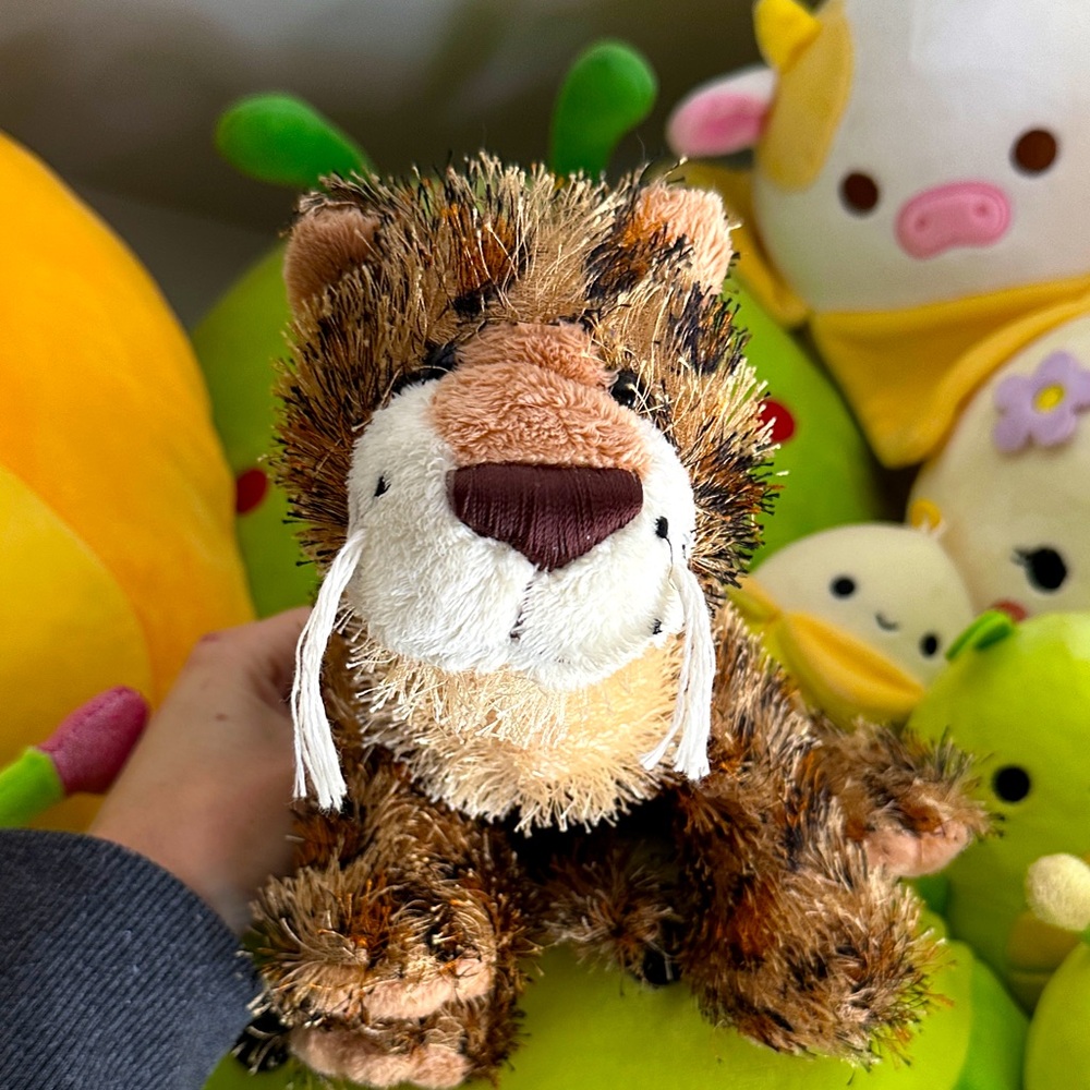 GANZ Webkinz Spotted Plush Leopard with Brown and Cream Fur